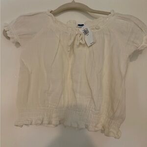 Old Navy Girls Medium (8) White Blouse
